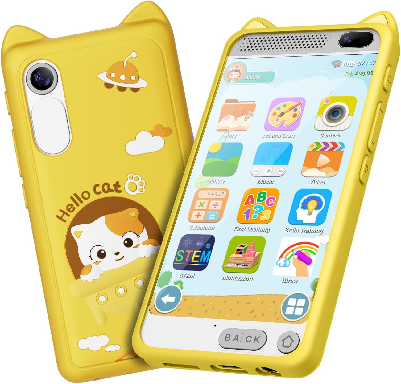 Kids Phone with 3.97 Touchscreen for Learning and Fun