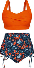 Hanna Nikole Plus Size Two Piece Swimsuit Set - Flattering Tummy