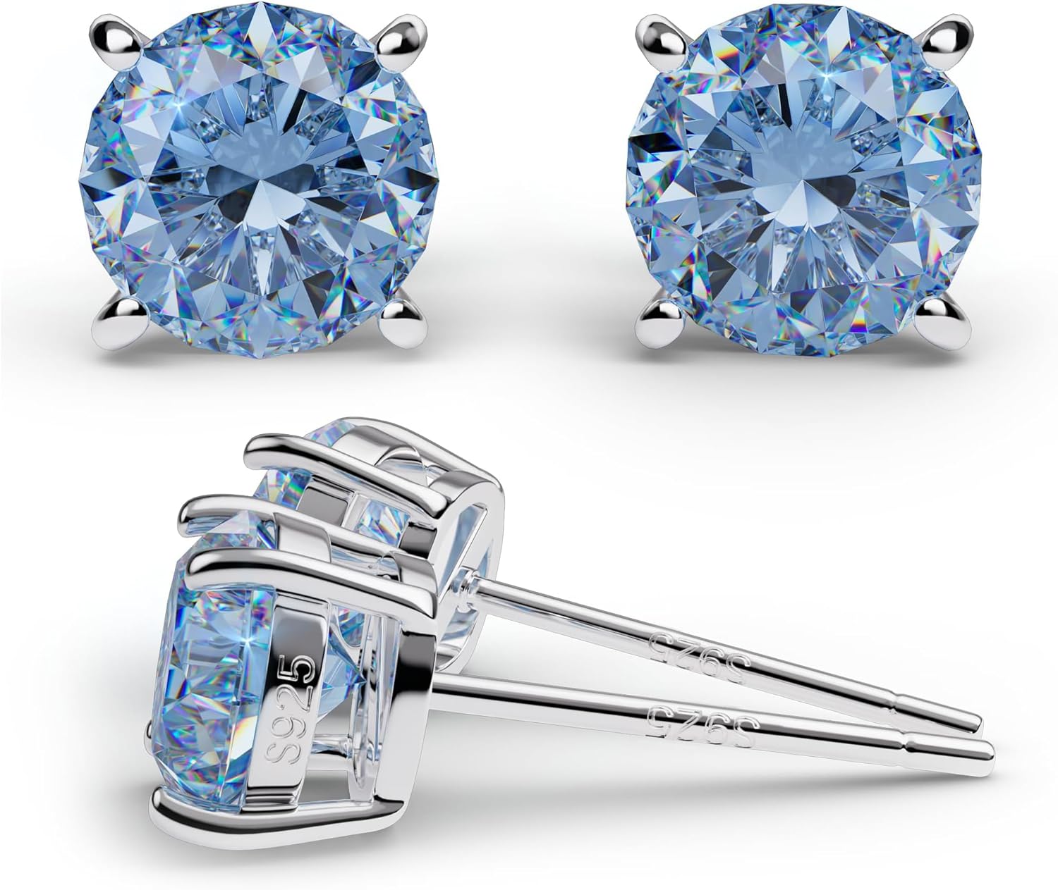 Moissanite Earrings for Women - Stunning 0.1 Ct to 1 Ct Options