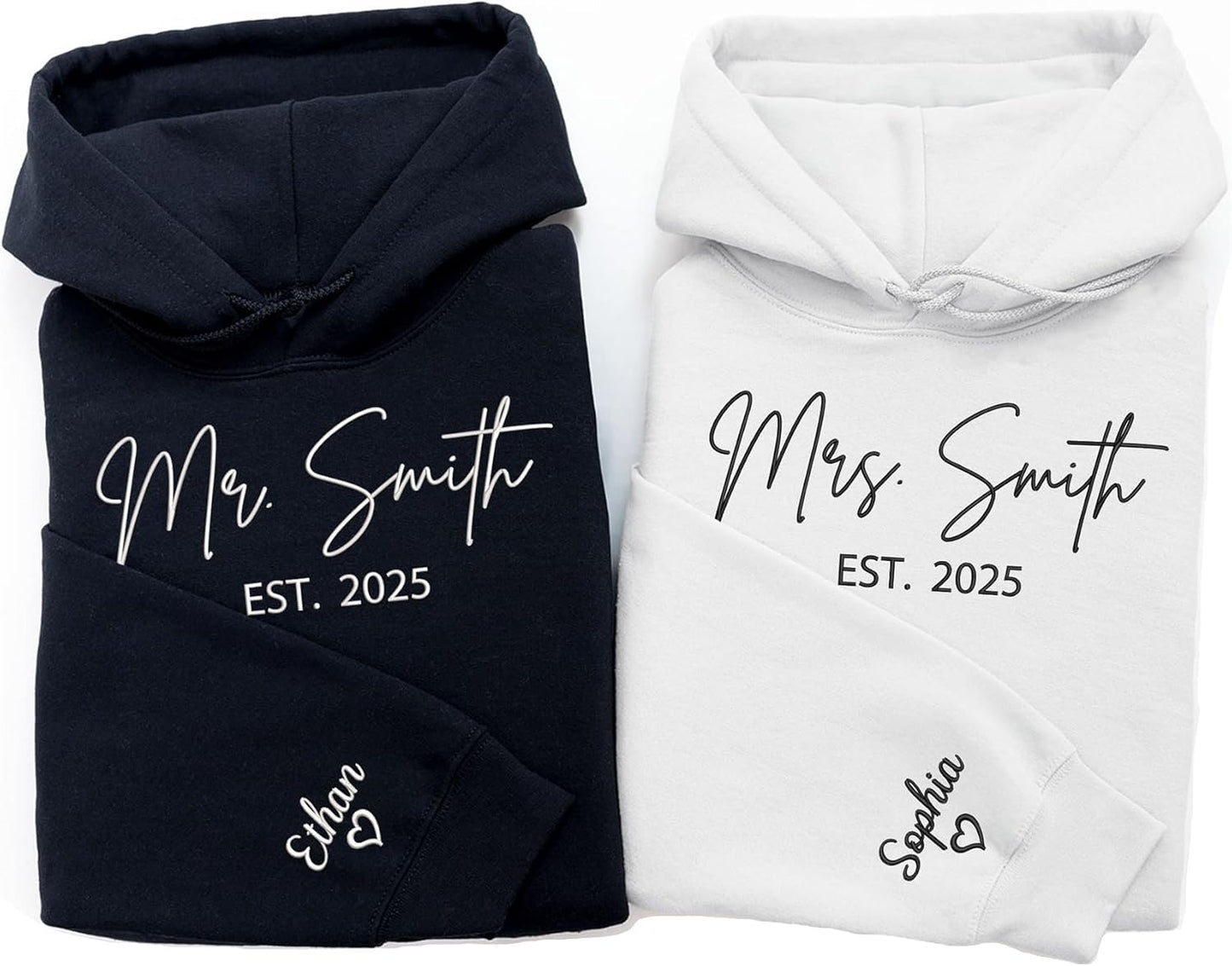 Custom Mr Mrs Hoodie by Parahouse