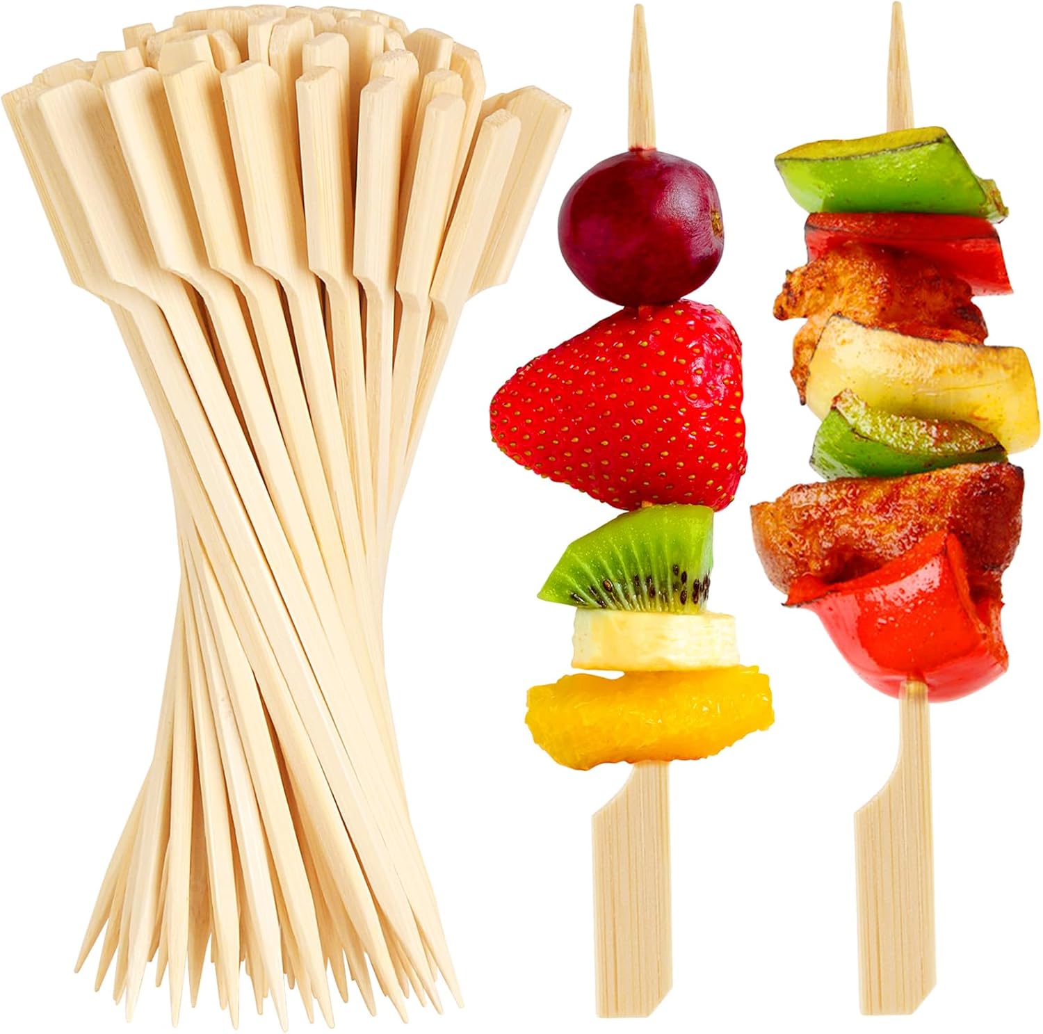 FATLODA 300 Bamboo Skewers - Party-perfect Picks!
