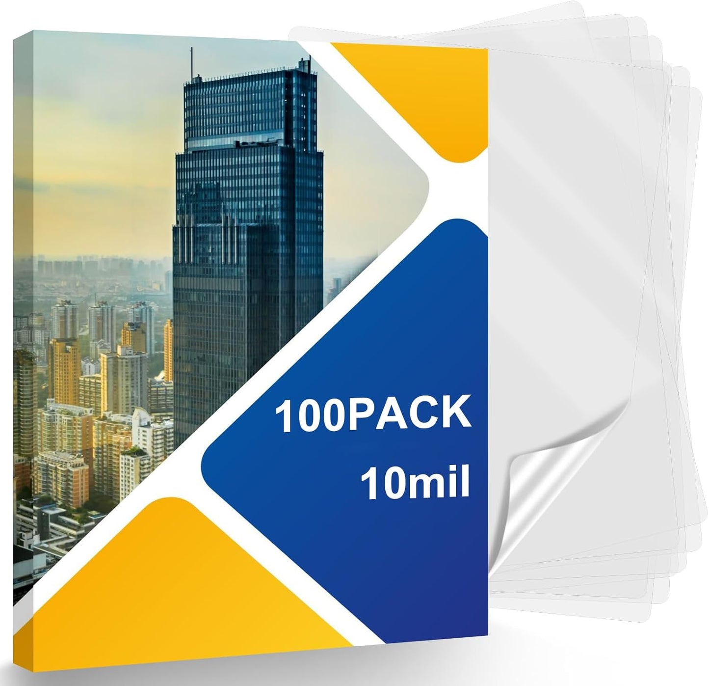 100 Pack 9x11.5inch Laminating Sheets for Photos and Cards