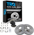 TRQ Front Brake Pad & Rotor Kit for 1999-2001 Lexus RX300
