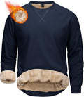 Men's Sherpa Lined Crewneck Sweatshirt - Thermal Heavyweight