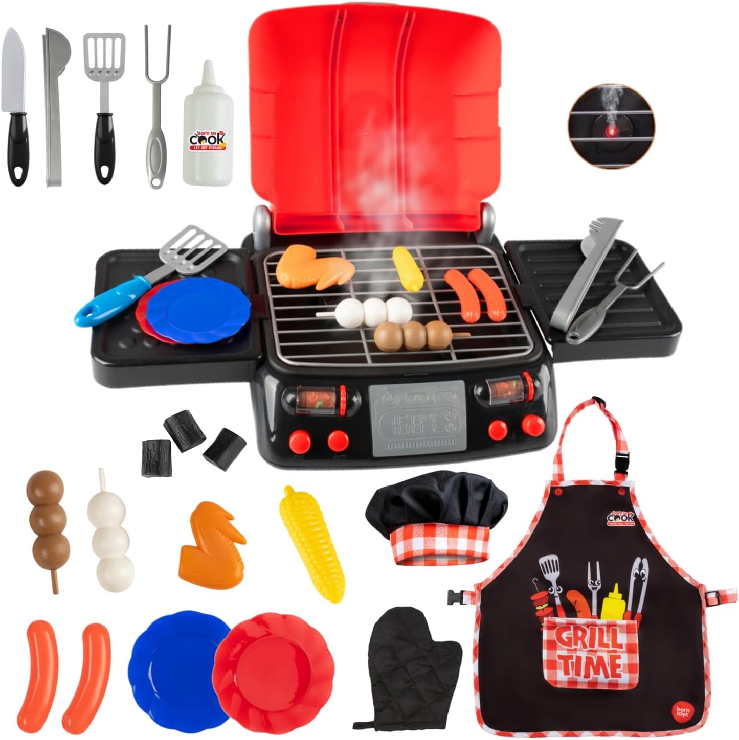 Mini Chefs Dream: Born Toys Master Grill Set