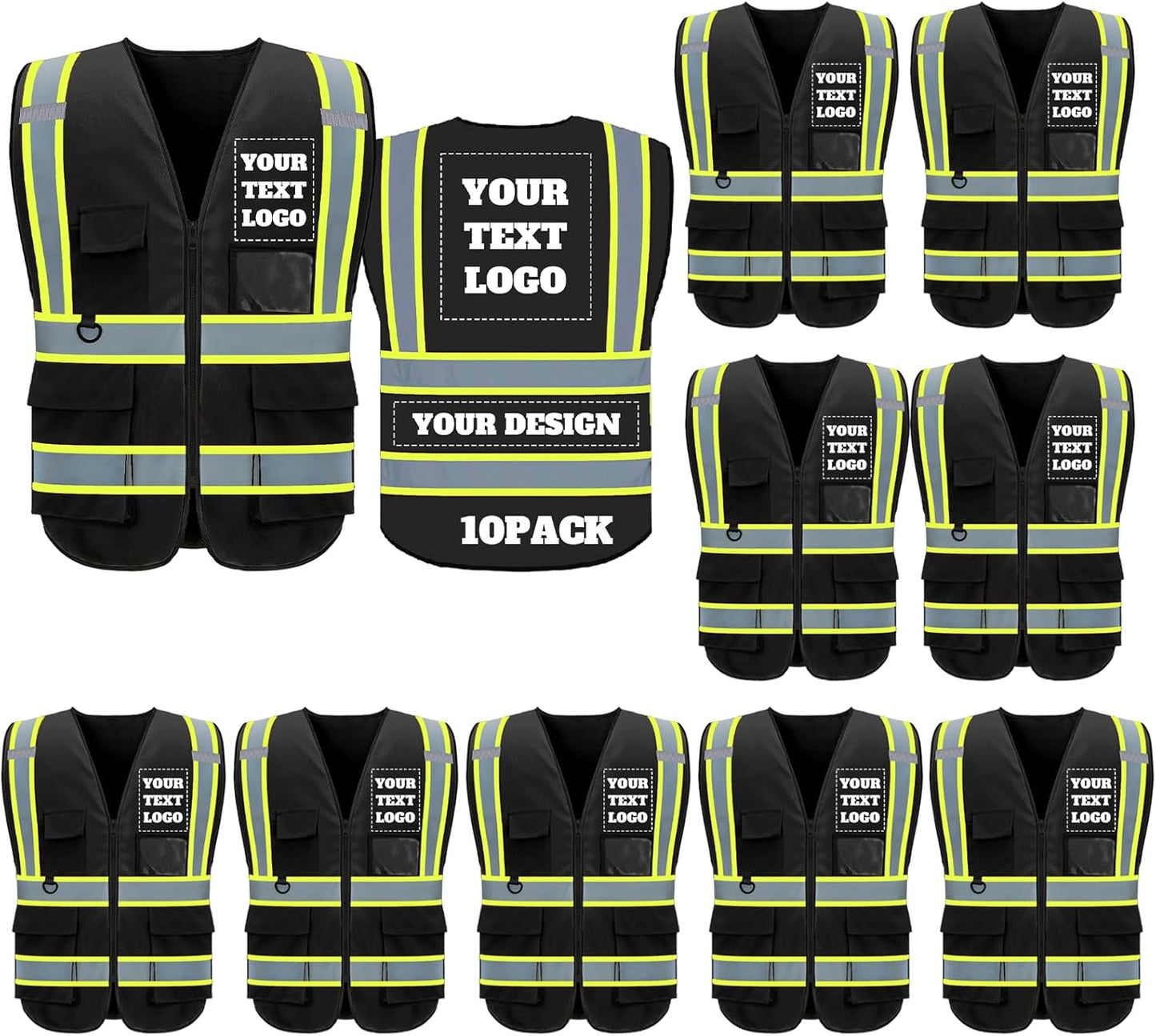 Custom Safety Vest for Enhanced Visibility and Comfort