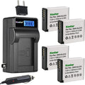Kastar BP-DC15 Battery 4-Pack with LCD AC Charger - Reliable Power Kit
