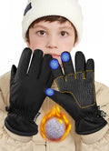 Sukeen Kids Winter Ski Gloves for Boys Girls - Warm, Windproof