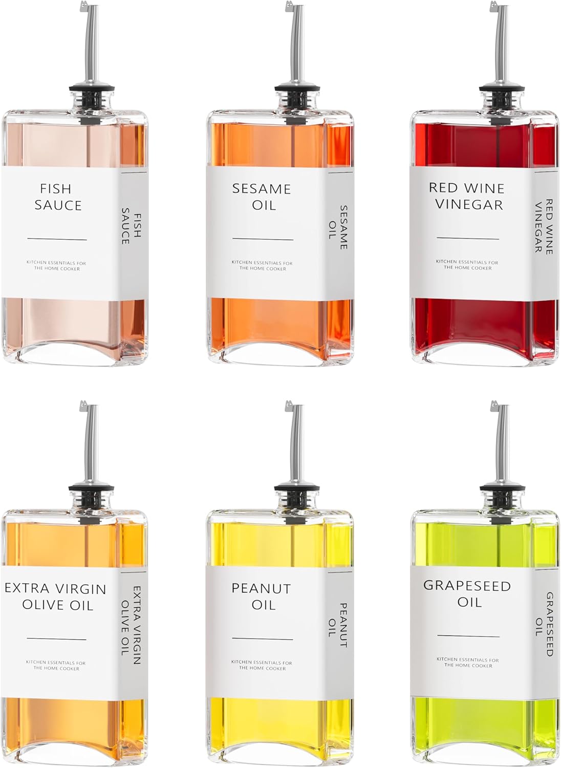 Stylish Olive Oil and Vinegar Dispenser Set for Your Kitchen