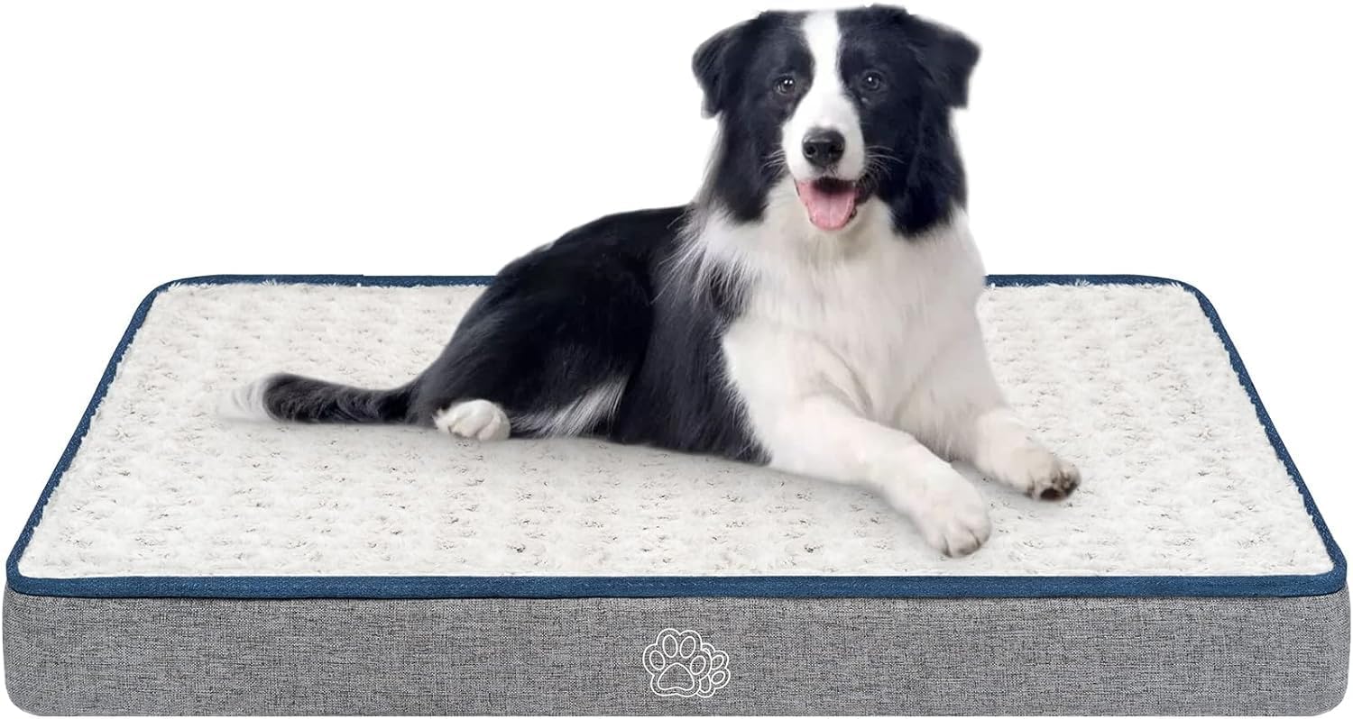Reversible Cool and Warm Dog Bed for Crate Pad by EMPSIGN