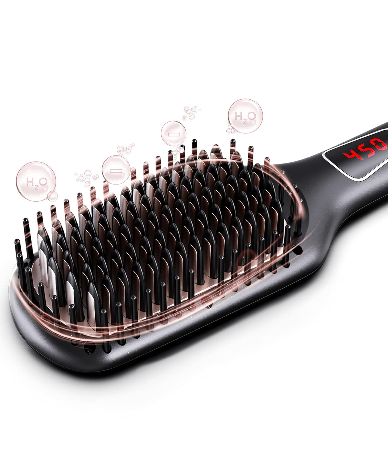 MEGAWISE Ceramic Ionic Hair Straightener | Fast Heating | Anti-Scald | Dual Voltage