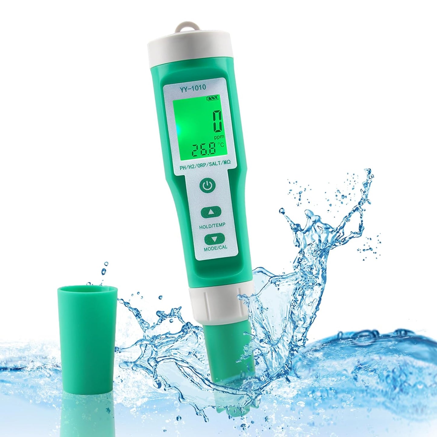 Hydrogen Water Tester 10 in 1 pH TDS EC Meter for Home Use
