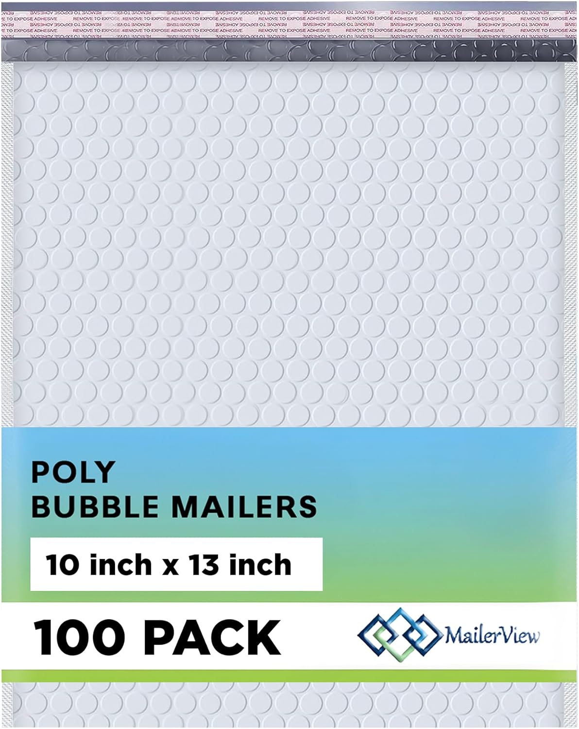 White 10x13 Inch Poly Bubble Mailers for Safe Shipping Needs