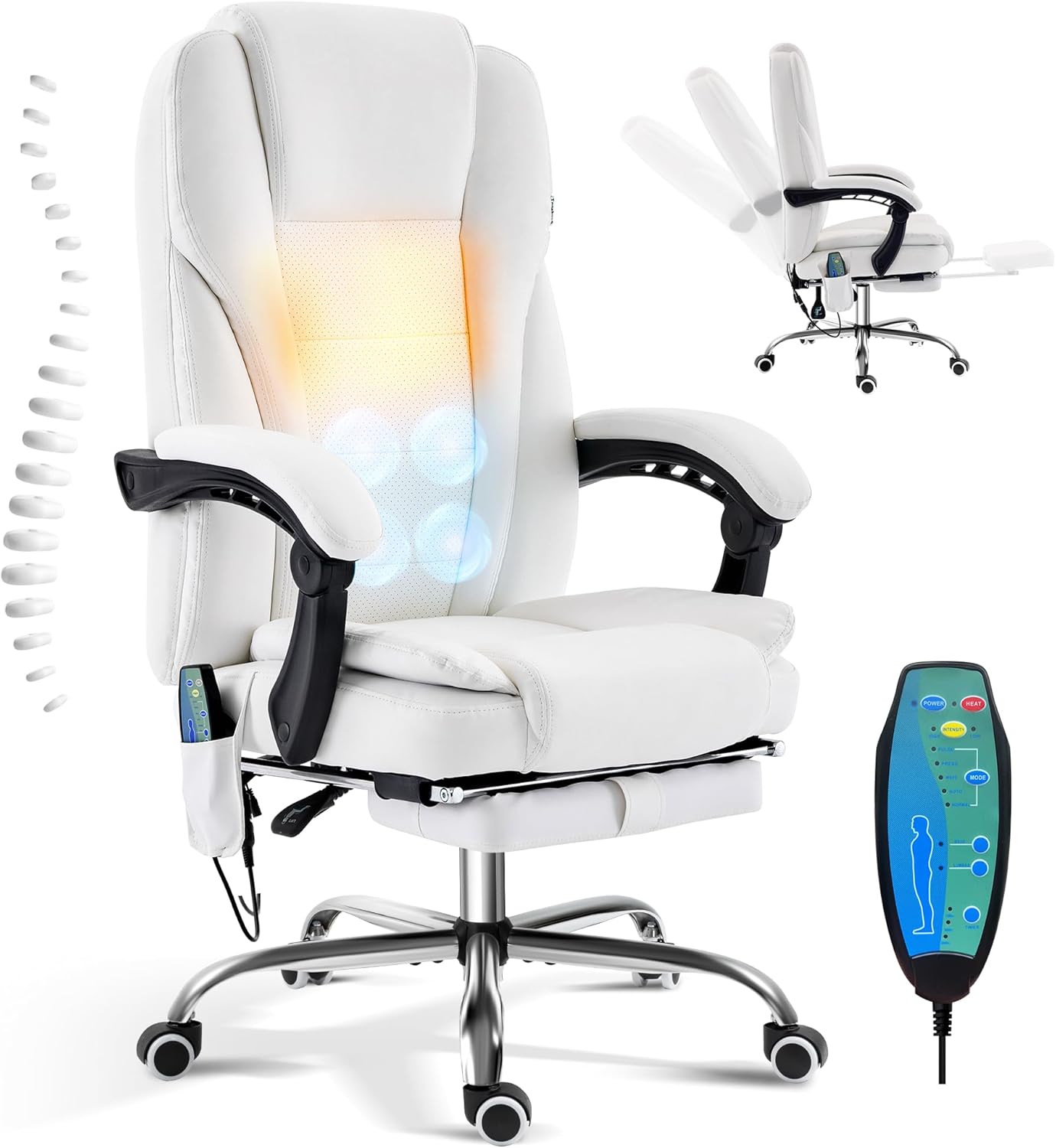 Relax & Work Efficiently: Reclining Massage Office Chair