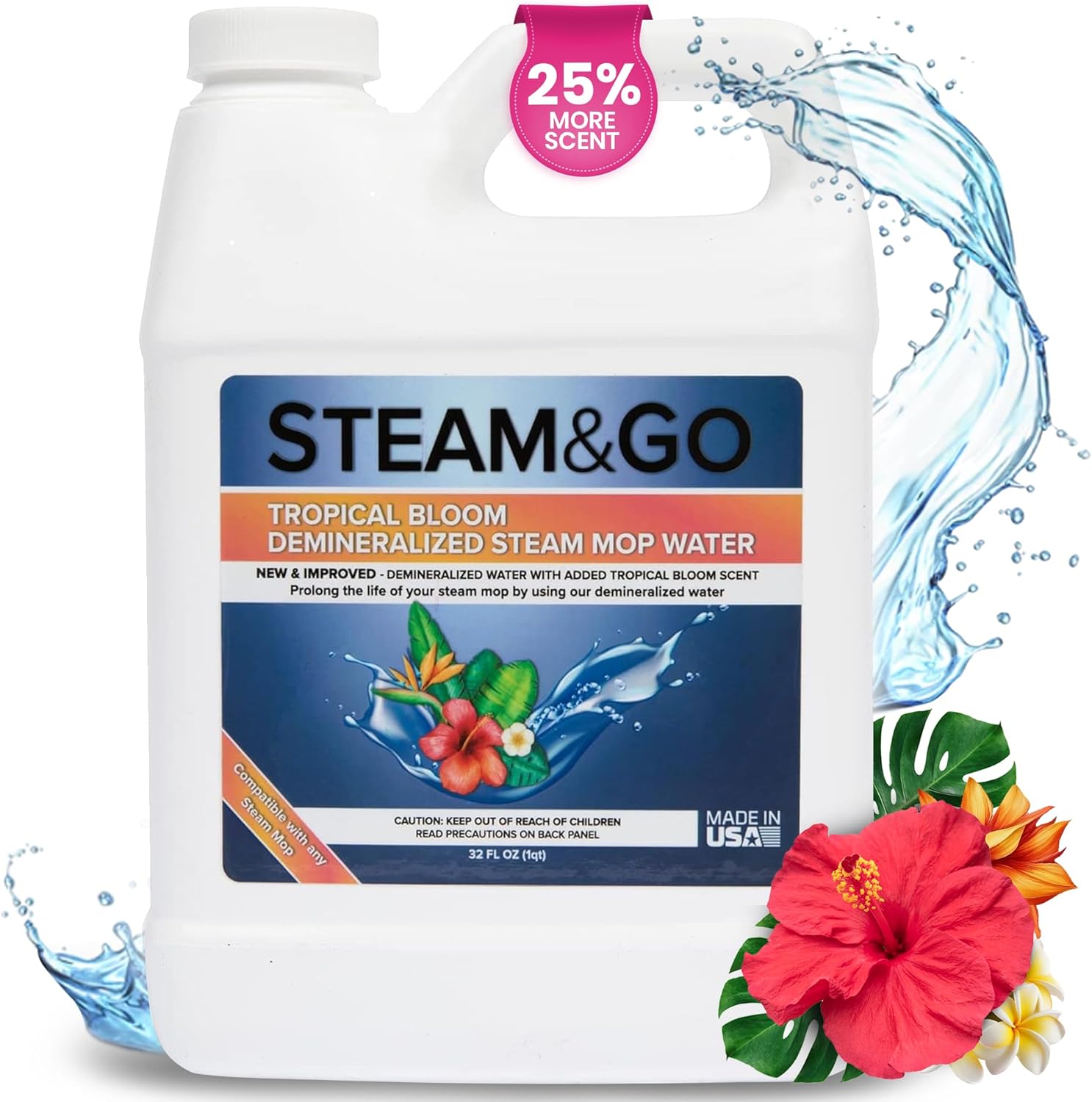 Steam & Go Tropical Bloom Steam Cleaner Solution