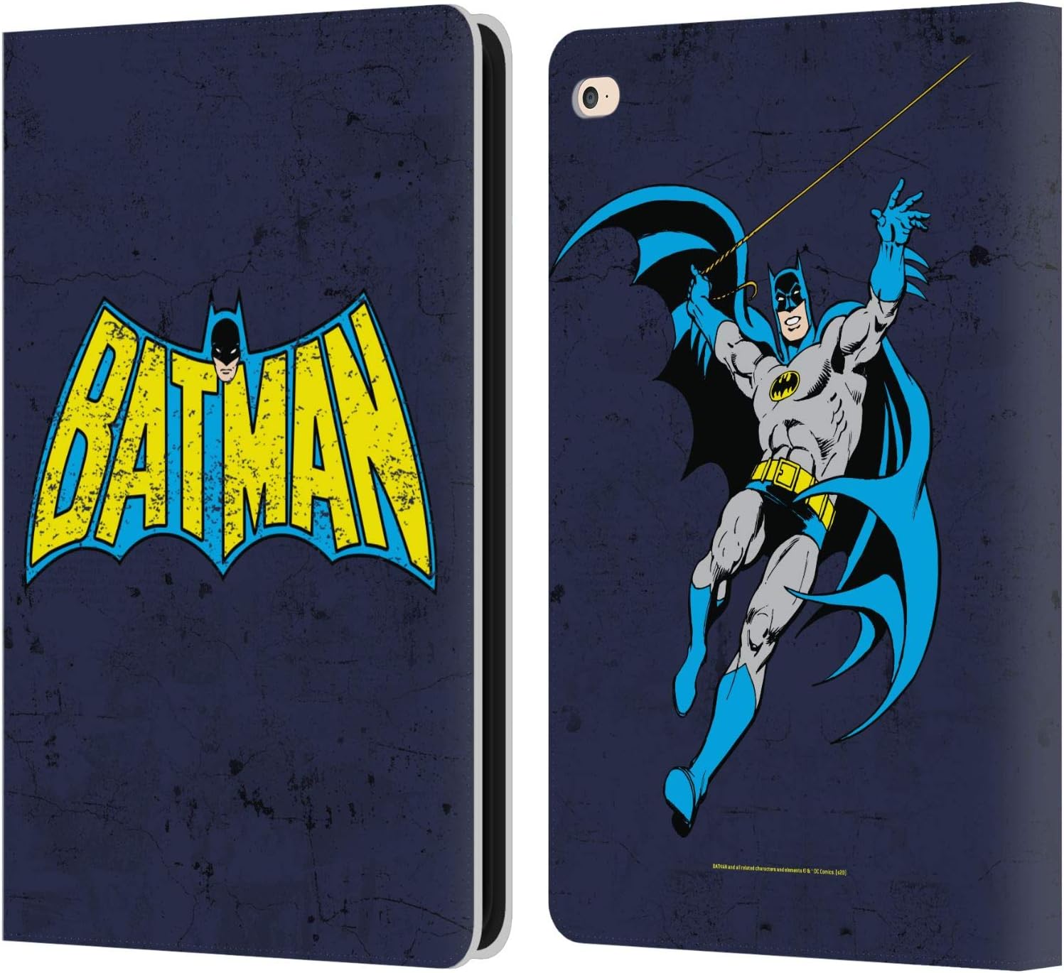 Batman DC Comics Classic Distressed Logos Leather Wallet Case