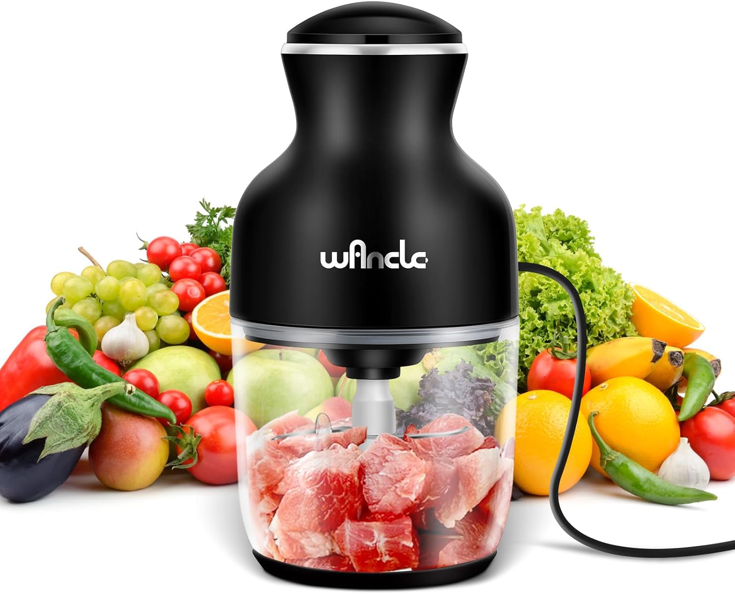 Wancle Quiet Food Processor - 3-in-1 Chopper!