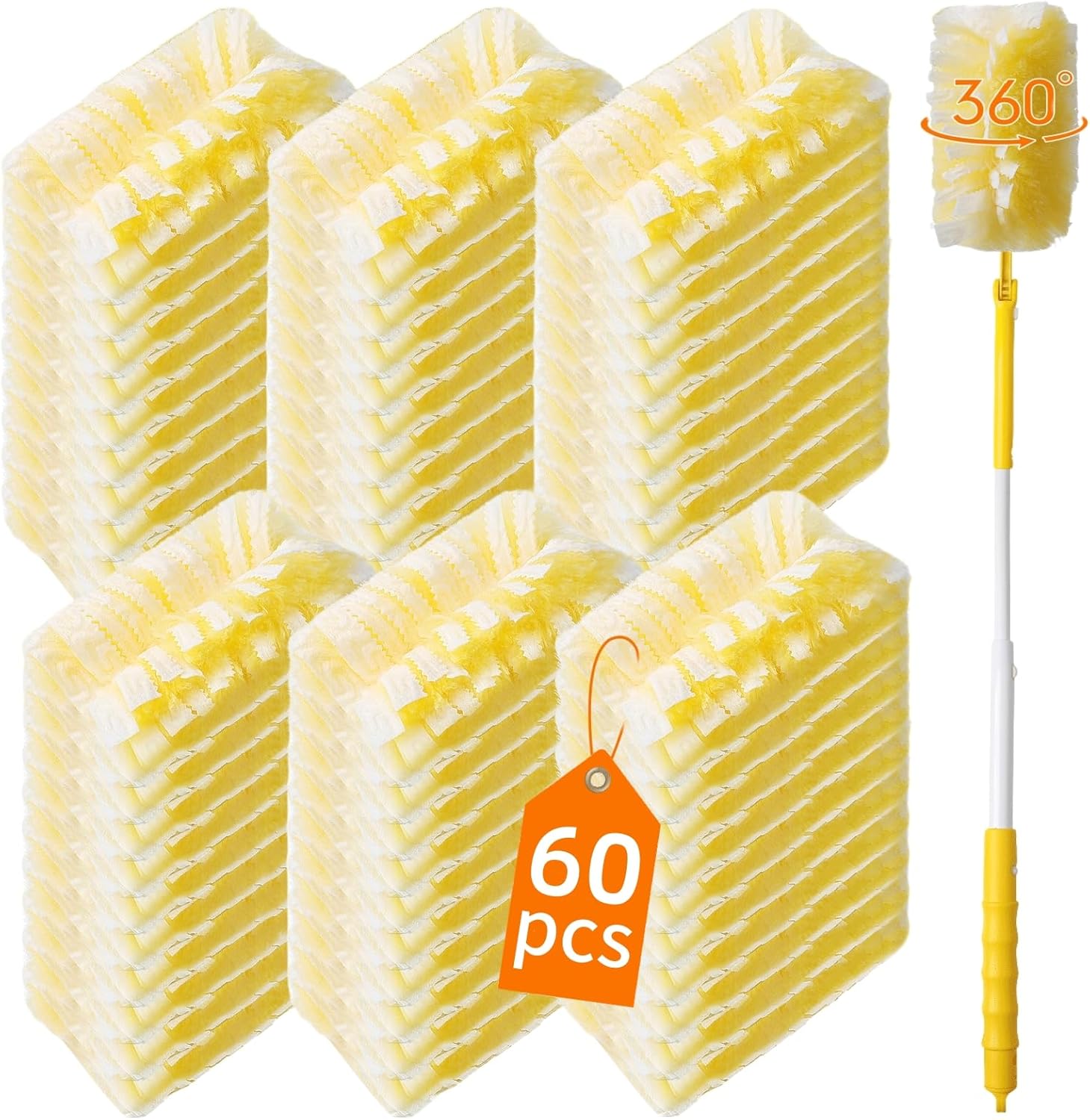 360 Heavy Duty Duster Refills for Swiffer - 60 Count Pack