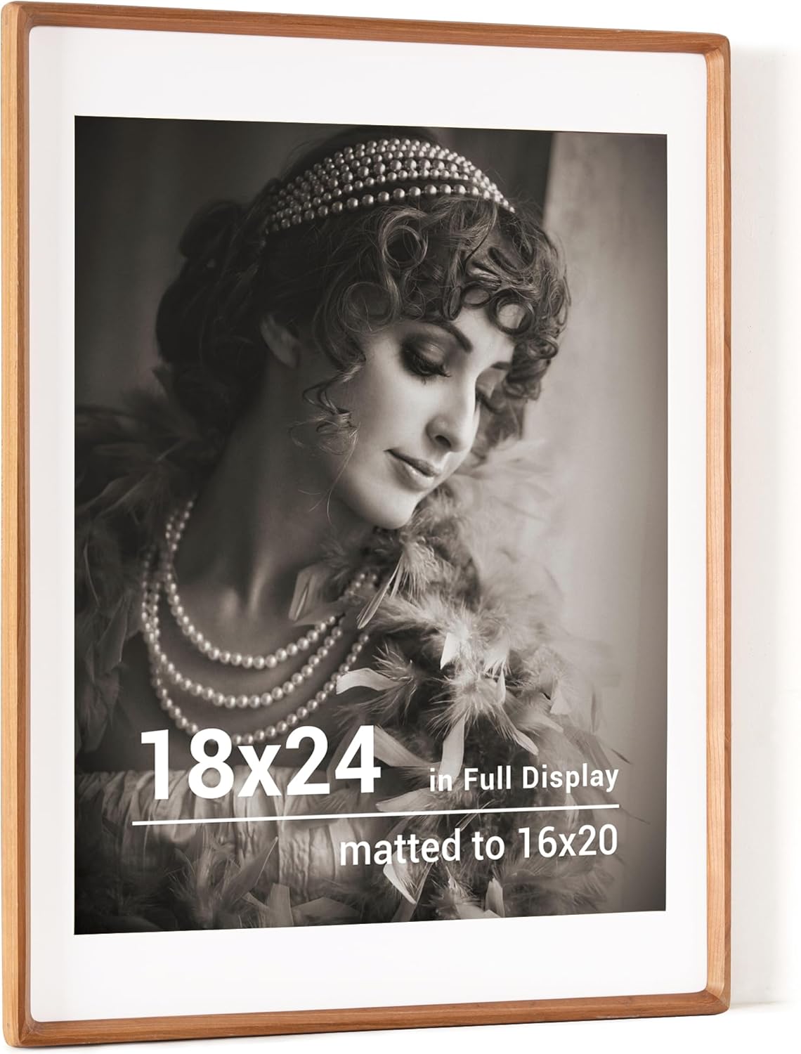 18x24 Poster Frame with USA-Sourced Cherry Wood and Glass