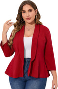 KOJOOIN Women Plus Size Casual Blazer for Every Occasion