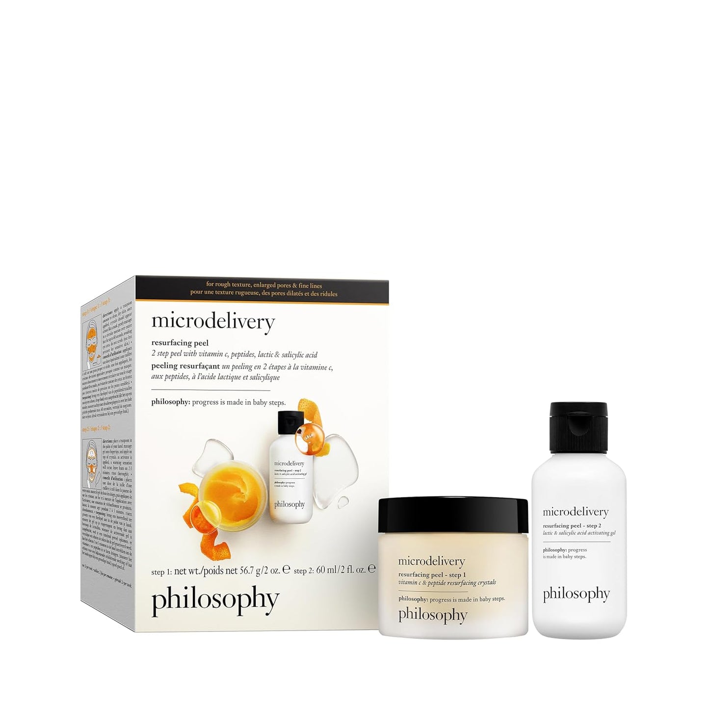 philosophy microdelivery vitamin c resurfacing peel kit for skin