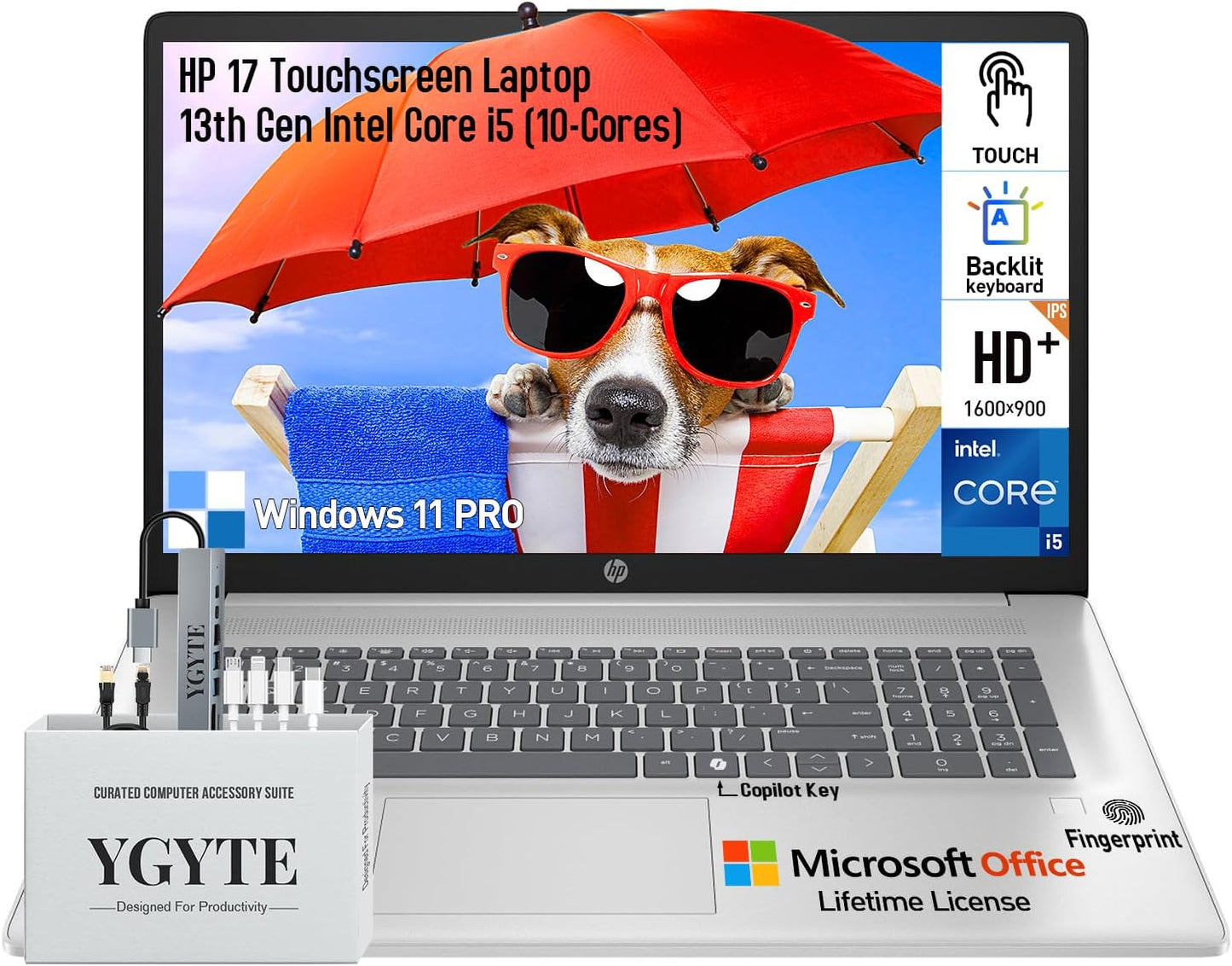 HP 17.3 Touchscreen Laptop with Intel Core i5 and 16GB RAM