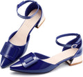 Women's Pointed Toe Low Heels Pumps - Comfortable Dress & Wedding