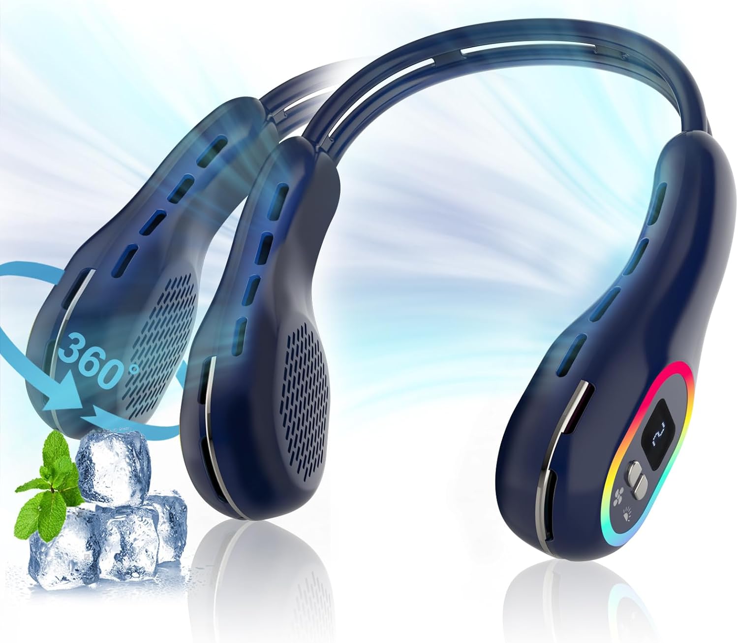 VEKK 360 Bladeless Neck Fan for Cool Comfort