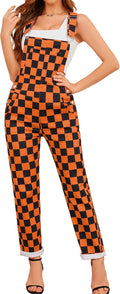 Stylish Checkered Pants Womens Overalls for Fashion Lovers