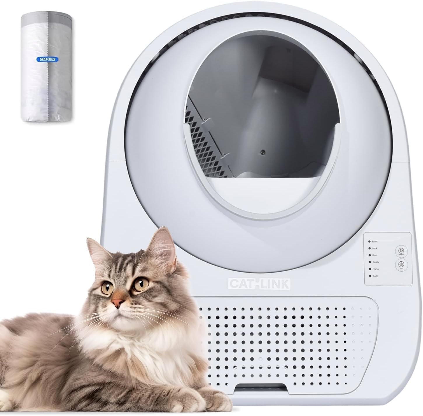 CATLINK Self-Cleaning Litter Box for Multiple Cats with Odor Control