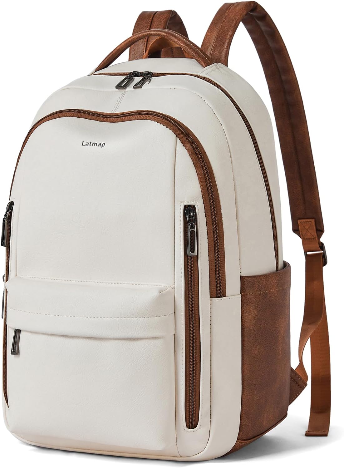 30L Faux Leather Backpack Purse for Work and Travel Needs