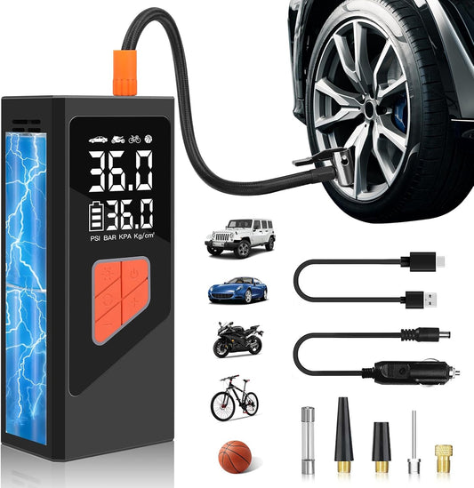 KanYool Portable Tire Inflator - 150 PSI Air Pump