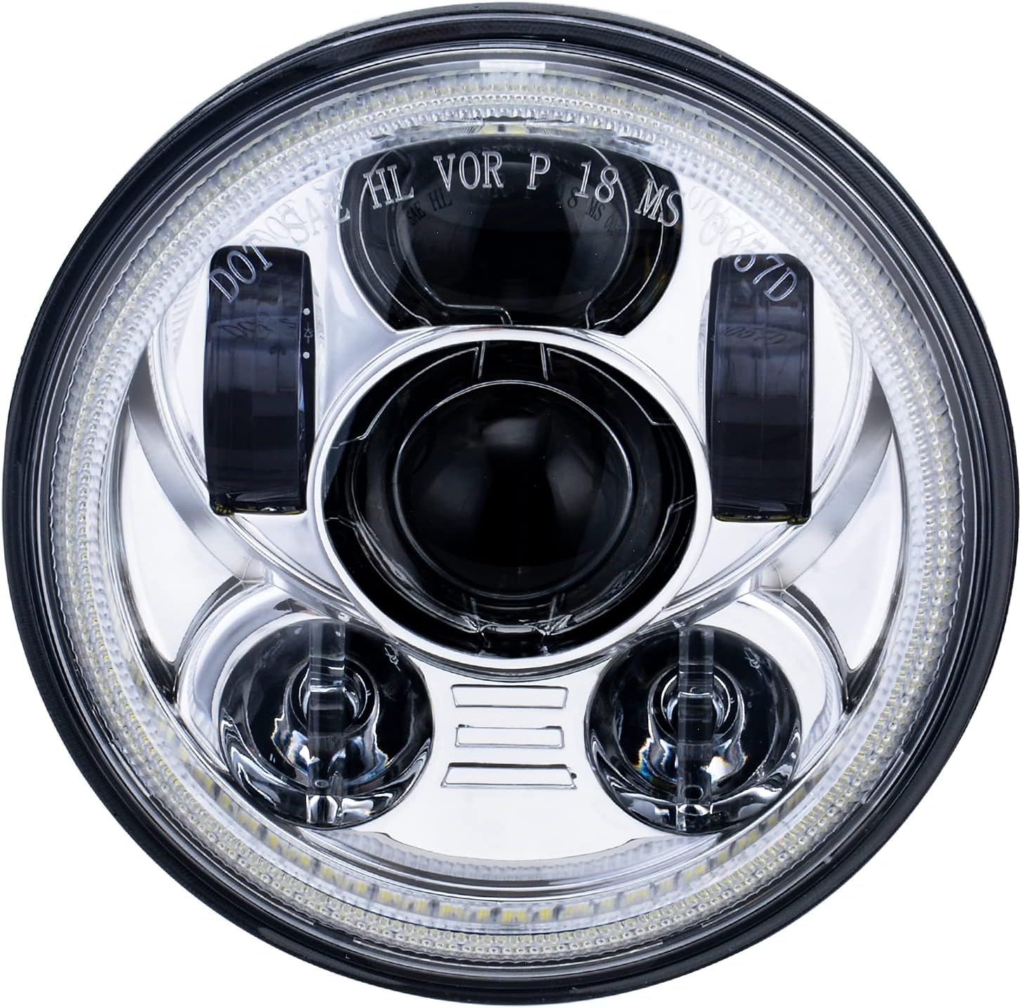 5-3/4 5.75 inch LED Motorcycle Headlight for Harley Models