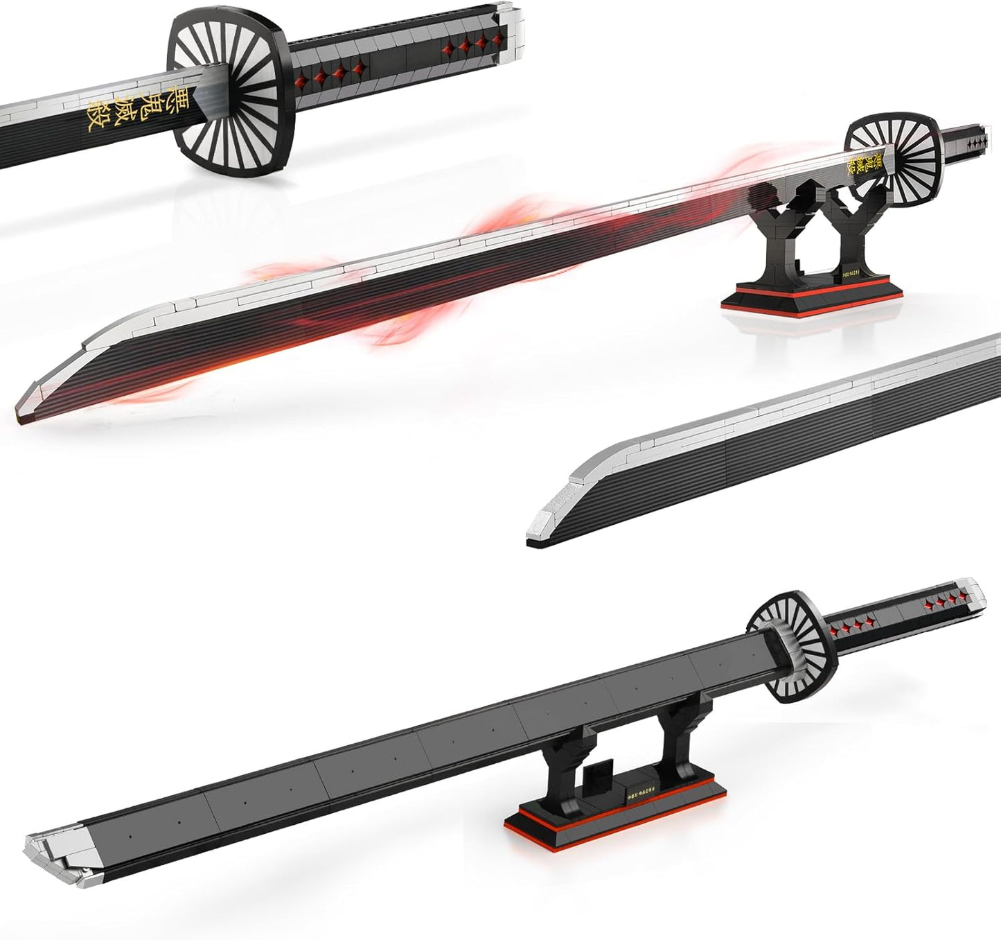 Demon Sword Building Set for Adults - 40in Tanjiro Katana Model