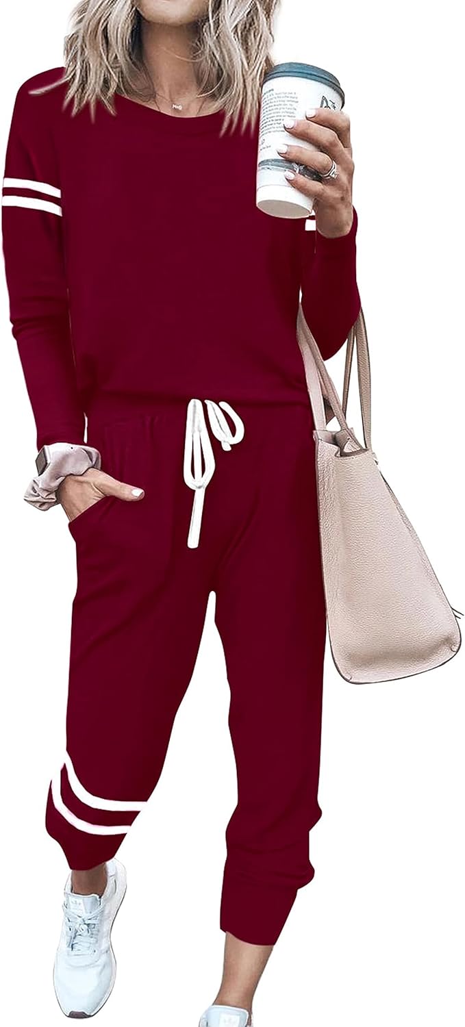 Stylish MASCOMODA Lounge Sets for Women 2 Piece Jogger Outfit
