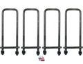 Buyers Products UB623516 16 Inch Square Bend U-Bolt Kit - Durable