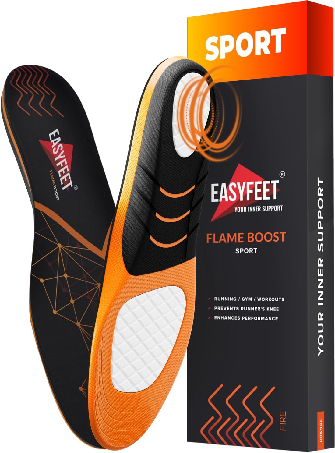 Running Athletic Shoe Insoles for Men and Women - Sport Comfort