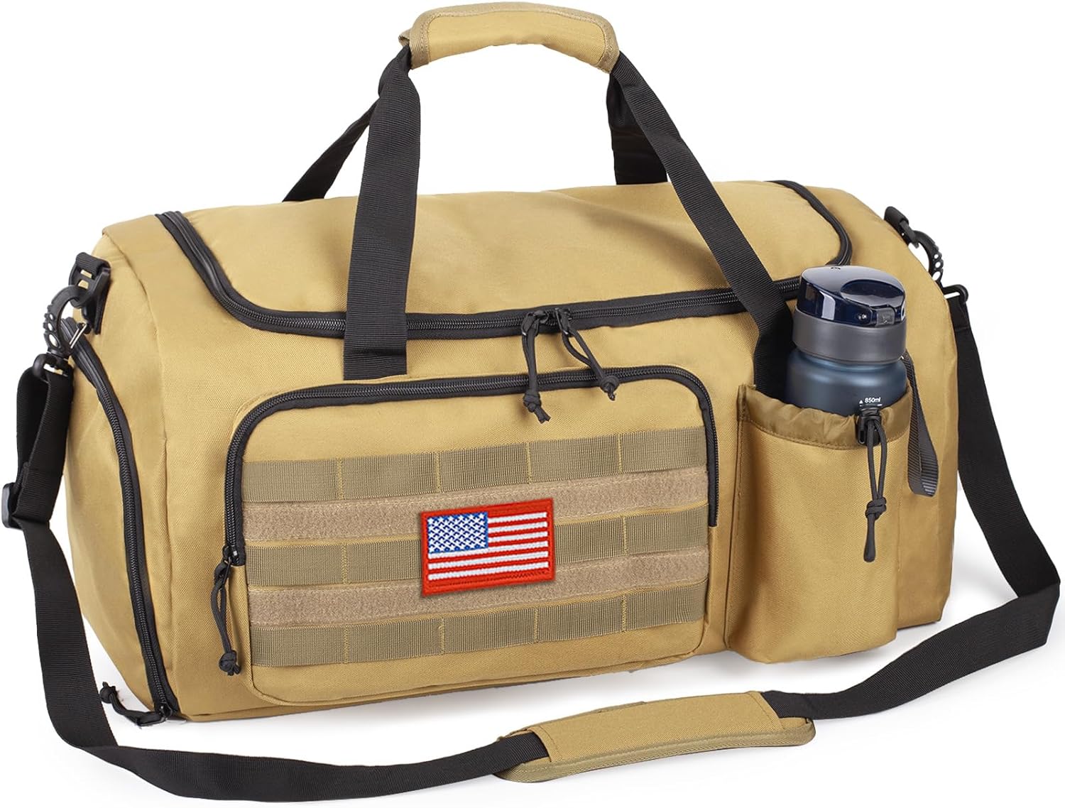 Tactical Gym Bag for Men, 60L Large Capacity Duffle Bag
