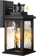 Porch Lights Outdoor with Motion Sensor - Dusk to Dawn Wall Lantern