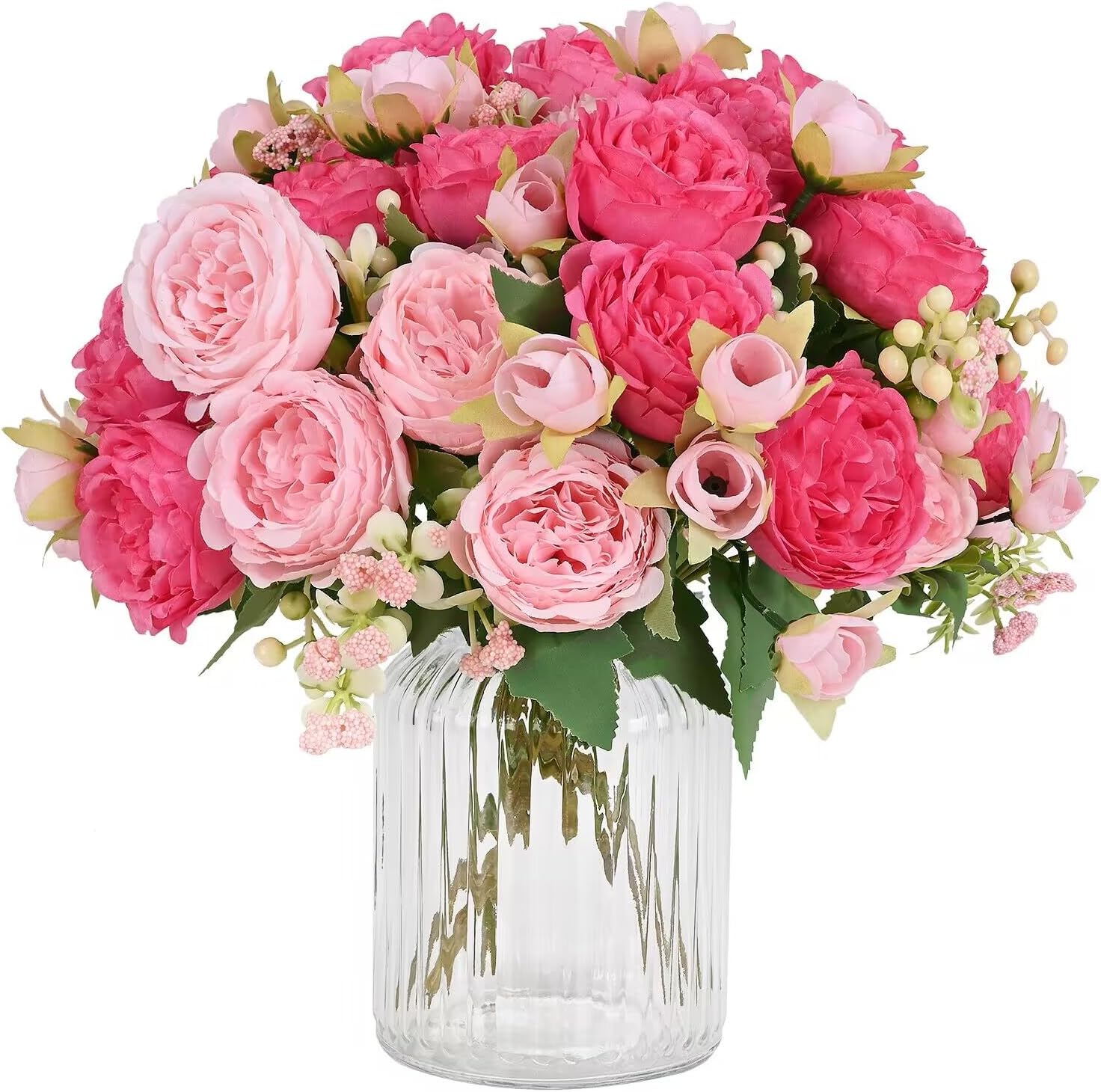 Peonies Artificial Flowers for Home Decor and Wedding Centerpieces