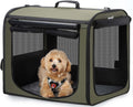 Dog Car Carrier Light Weight Foldable Pet Travel Crate - Portable