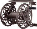 Liberty Garden 708 Steel Decorative Wall Mount Hose Reel - Holds 125