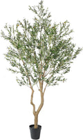 Tall Faux Olive Tree 10ft Realistic Potted Silk Artificial Olive Tree