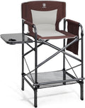 EVER ADVANCED 30.7in Tall Directors Chair for Makeup Artist - Supports