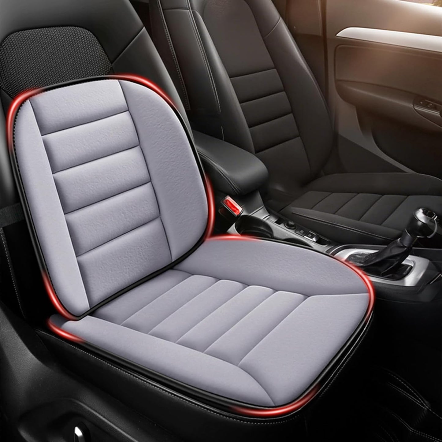 MYFAMIREA Car Seat Cushion and Lumbar Support for Comfort