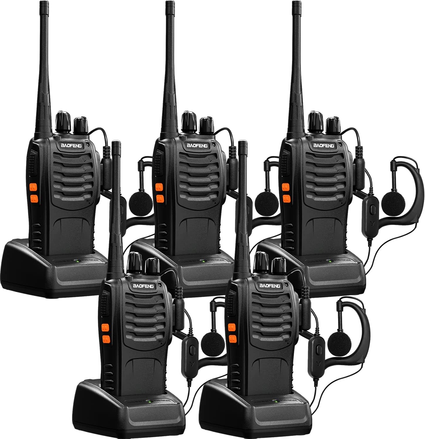 Baofeng Walkie Talkies bf-888s Long Range Two-Way Radios Set