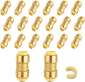 1 Inch Push-Fit Coupling 20-Pack - Tool-Free Brass Plumbing Repair