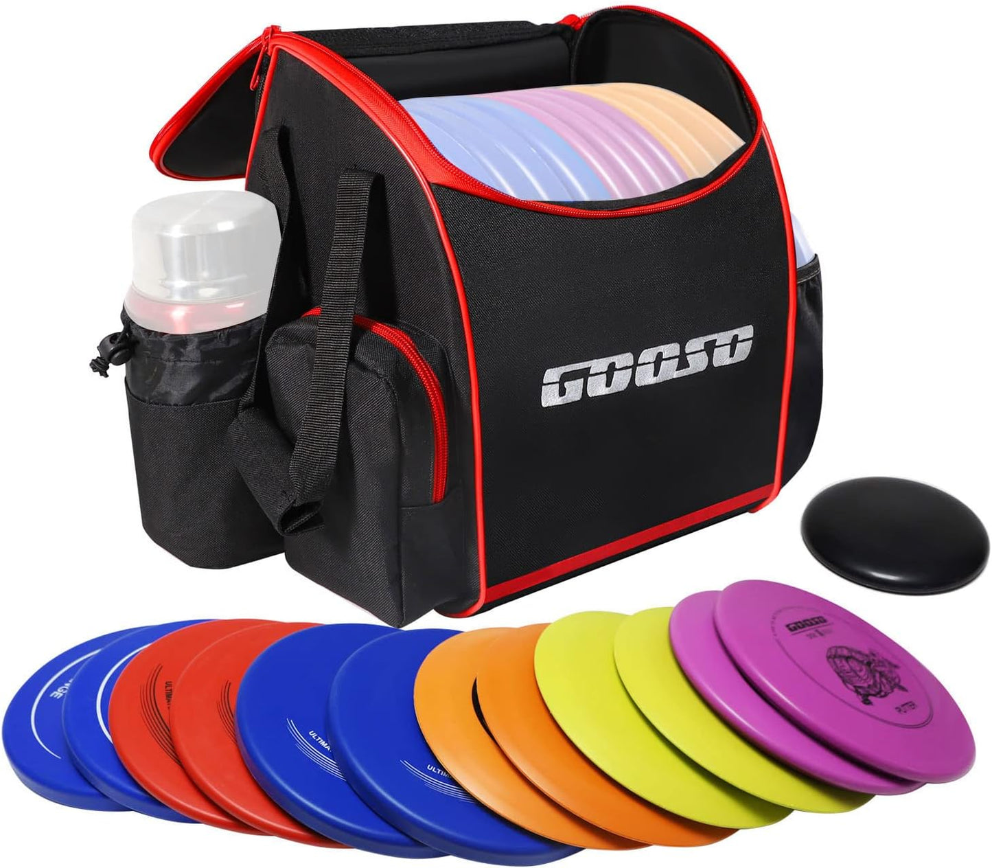 Ultimate Beginner Disc Golf Set - 12 Discs + Bag