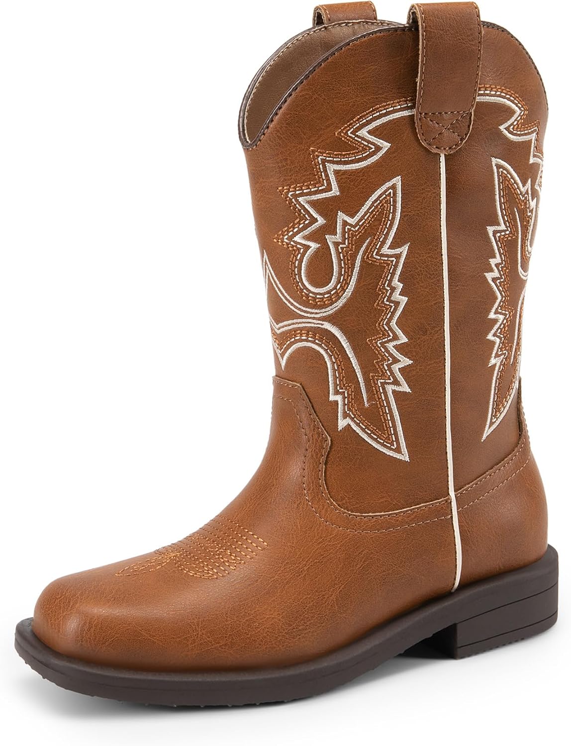 Boys Girls Cowboy Boots Toddler Mid Calf Western Style Boots