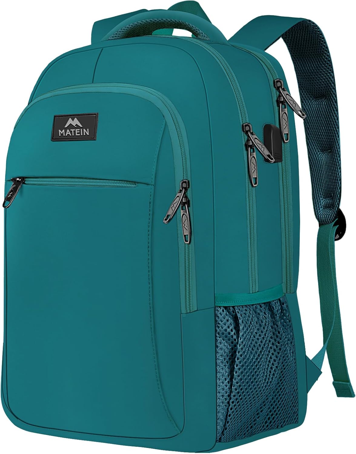 MATEIN Slim Laptop Backpack with USB Charging Port for Travel